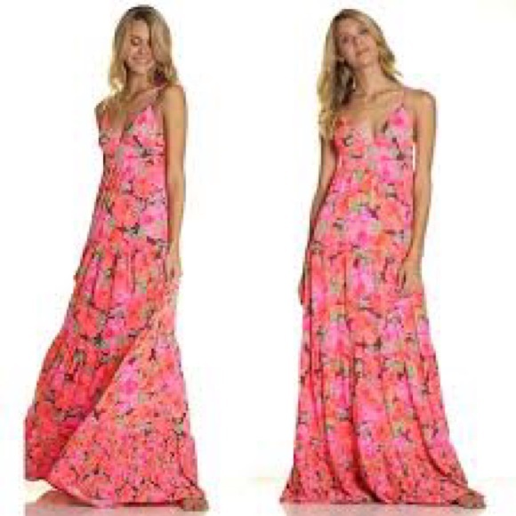 Maaji Dresses & Skirts - Maaji Vibrant Floral Maxi Dress